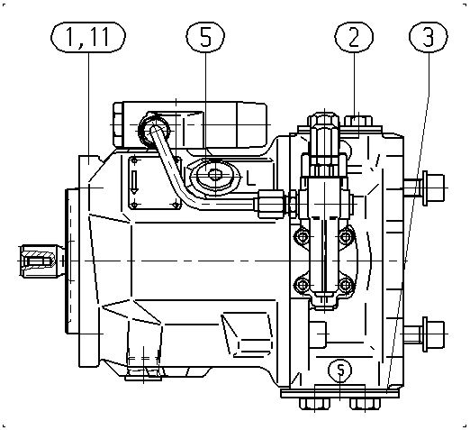 AL A10V O 45 DFLR/31R-PUC62K68 -SO160 — Drawing