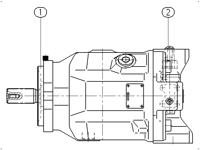 AH A10V O110 DFR /31L-VUC92N00 -S1570 — Drawing