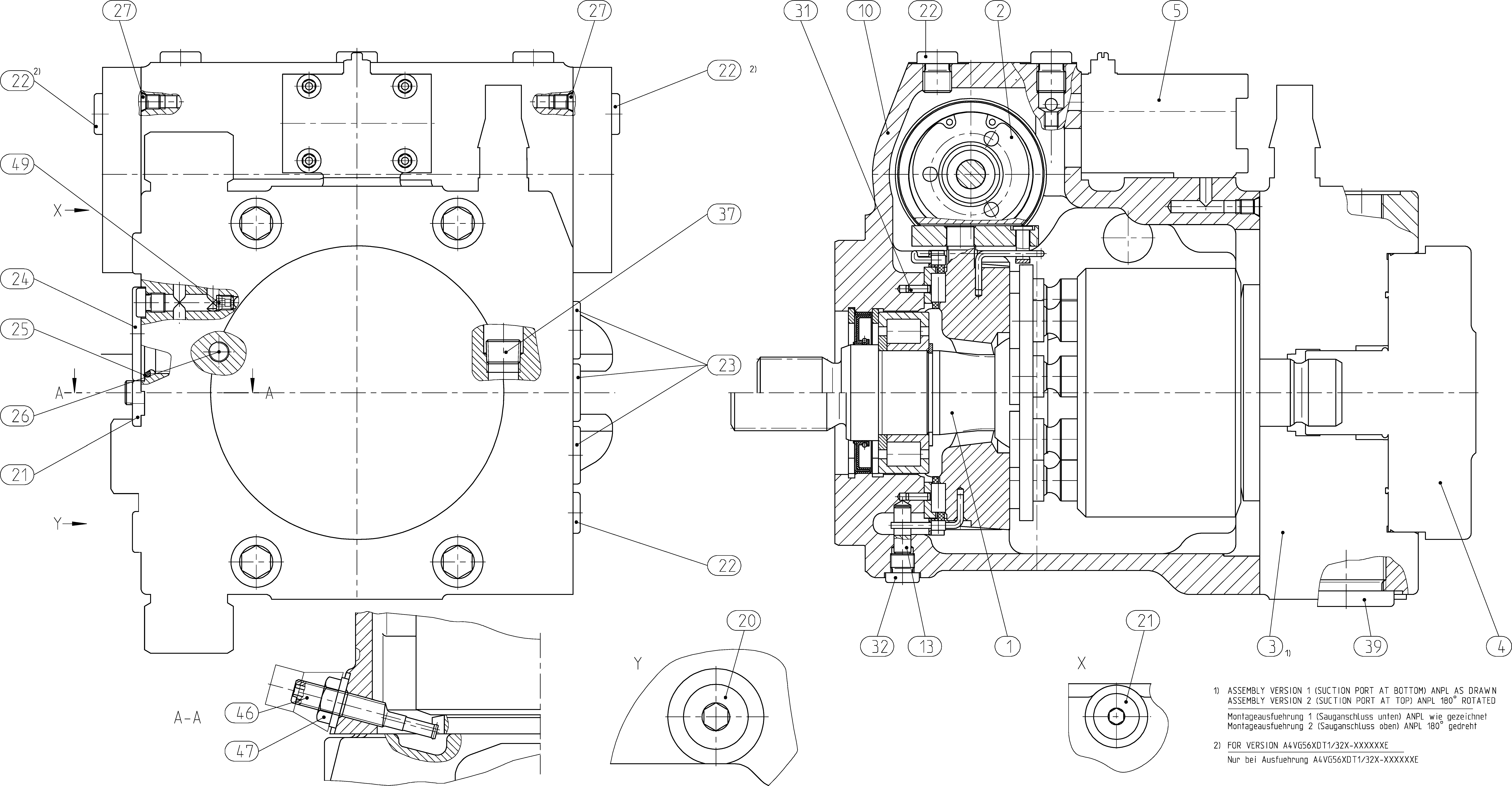 A4VG56EP4DM1/32R-NAC02K043EH-S — Drawing