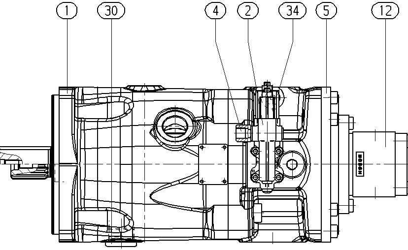 A A10VSO100 DRG/32R-VSB22G60 — Drawing