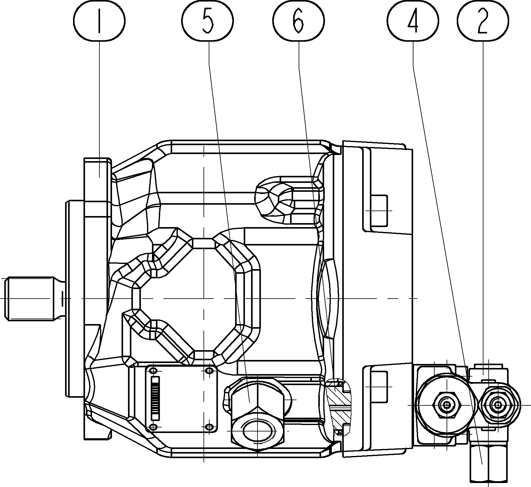 A A10V O 28 DRG /31R-VSC11N00 -SO 52 — Drawing