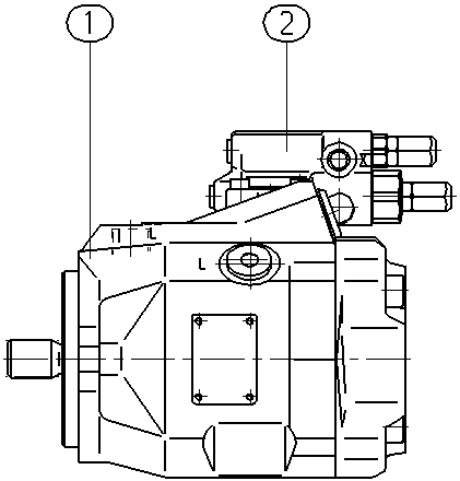 A A10V O 45 DFR1/52R-VUC11N00 -S1631 — Drawing