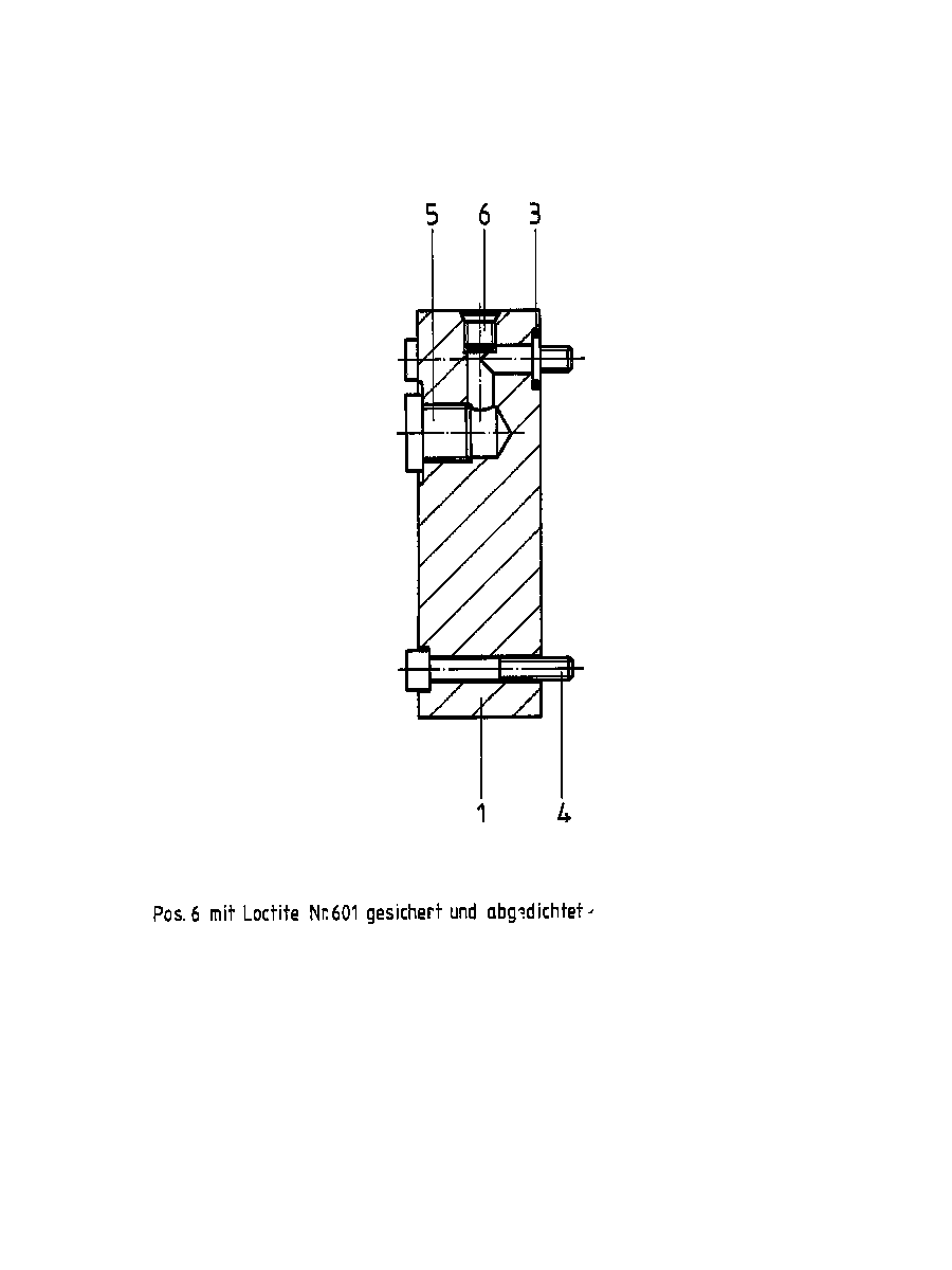 BLANK FLANGE — Drawing
