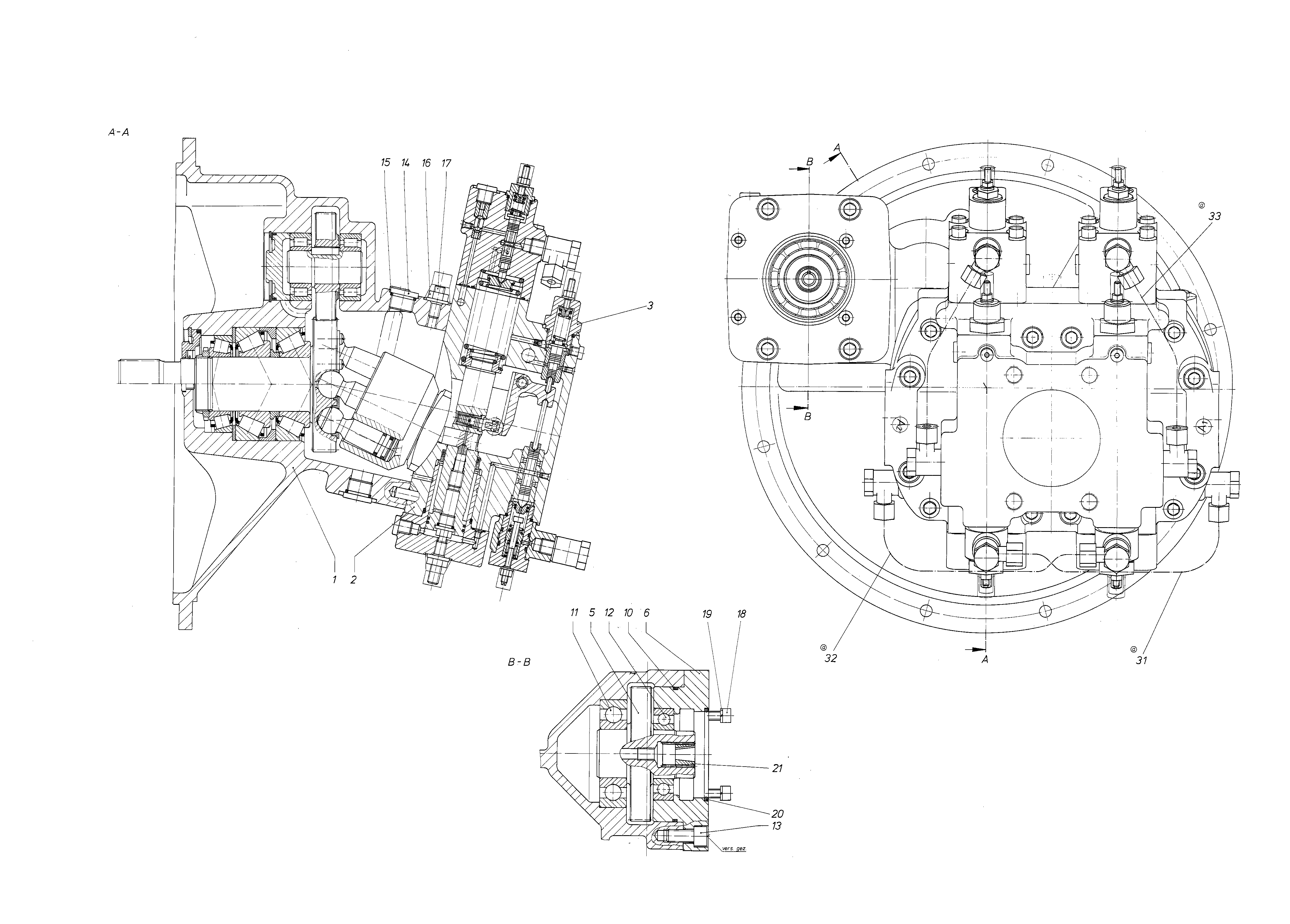 A8VO80LR3CH-LR3CH/60R1-PZG05G*SV* — Drawing
