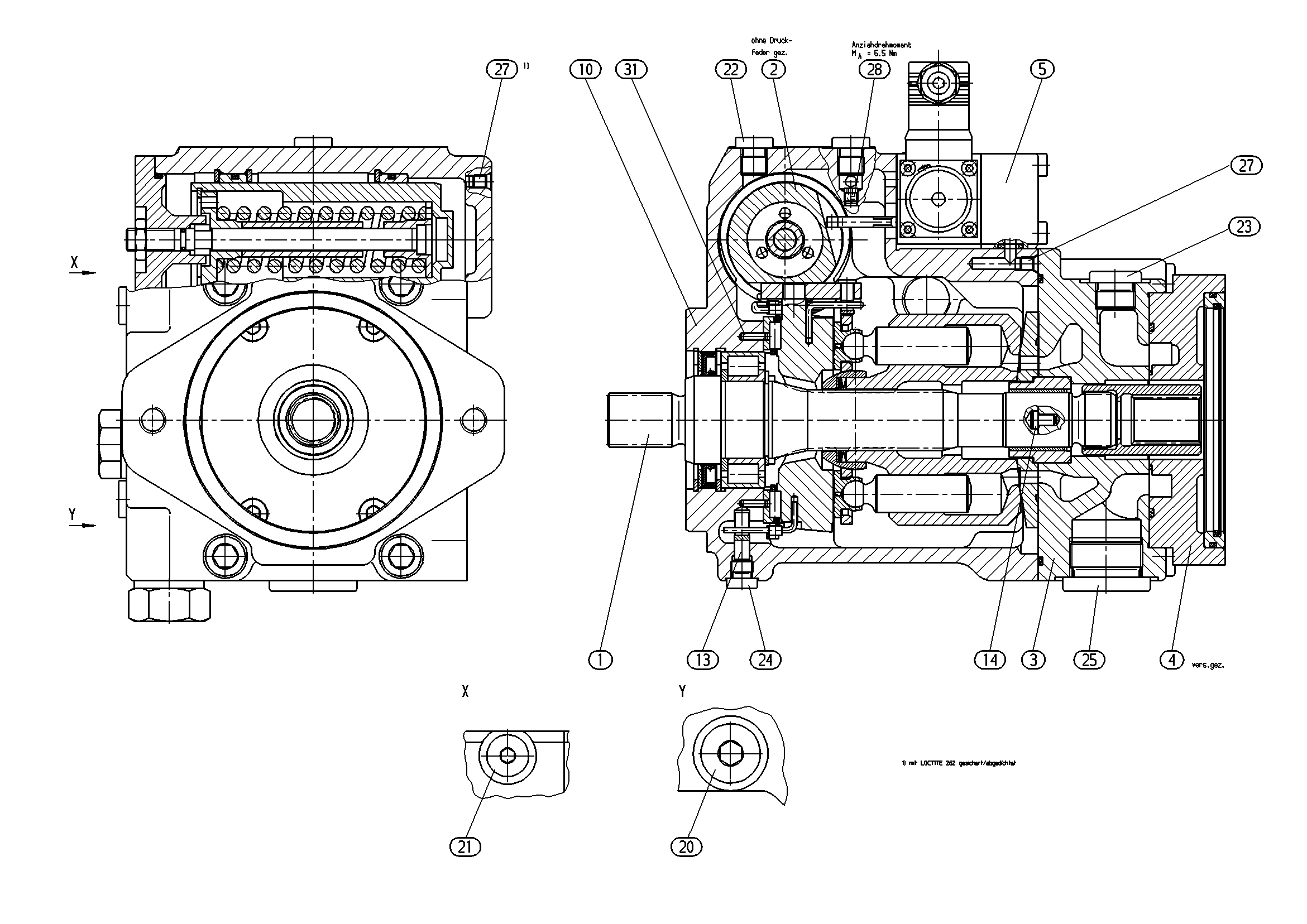 A11VG50EP21/12R-PSC10K022E — Drawing