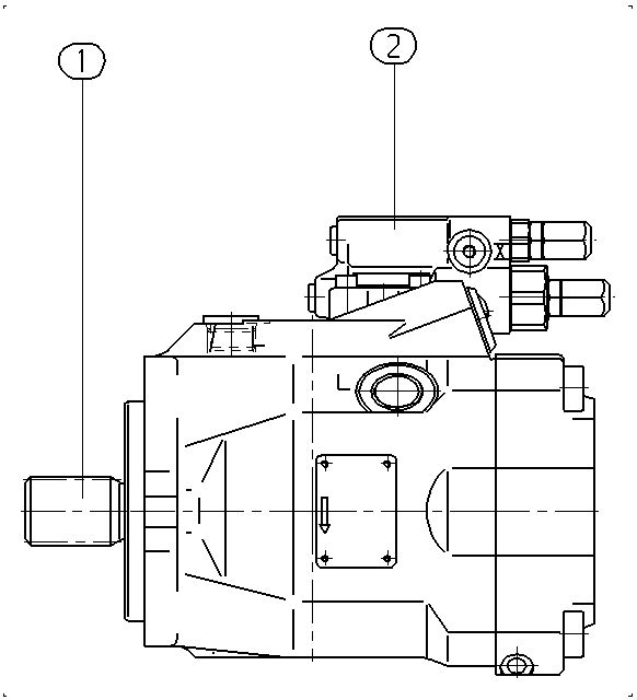 AA10VO60DFR/52R-VWC11N00 — Drawing