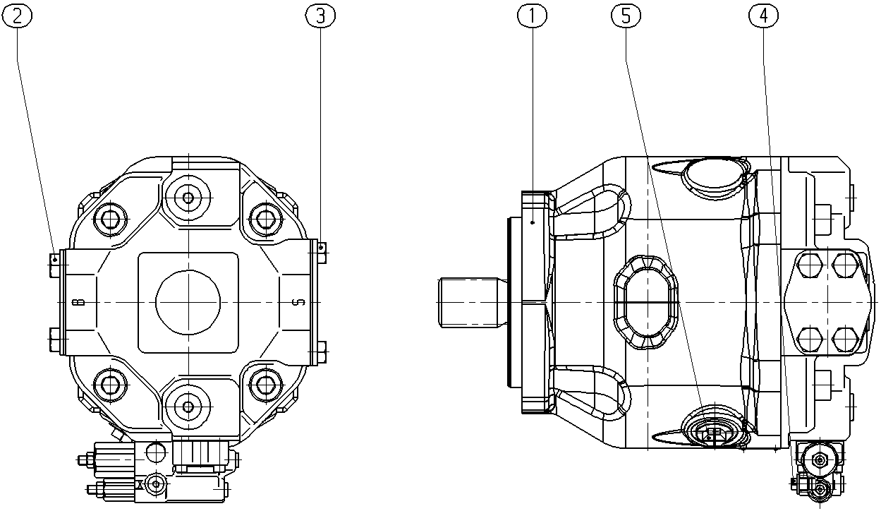 AL A10V O140 DRS /32R-VSD12N00 -S2971 — Drawing