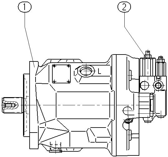 AH A10V O 74 DFR1/31R-VSC41N00 -SO420 — Drawing
