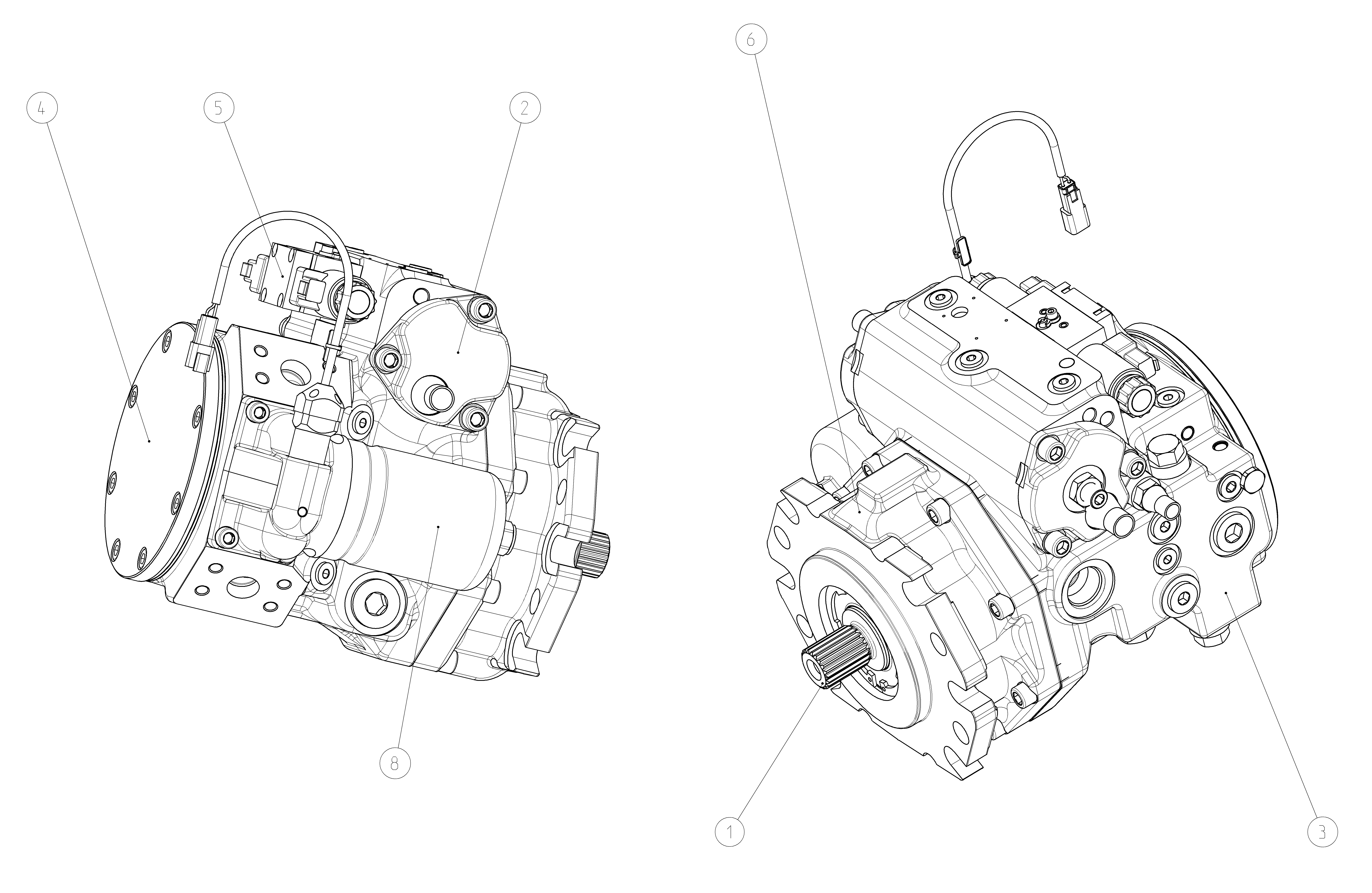 A4VG110EP2DP0M0/40ALND6V81F0000AB00-0 — Drawing