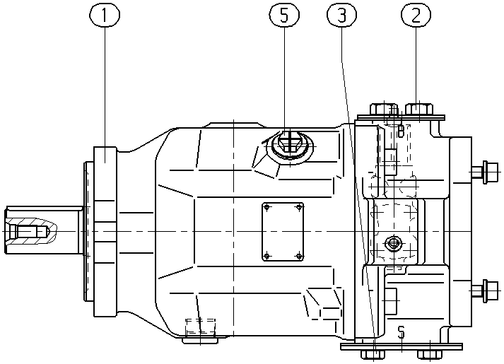 AL A10VSO 45 DR /31L-VPA12K68 — Drawing