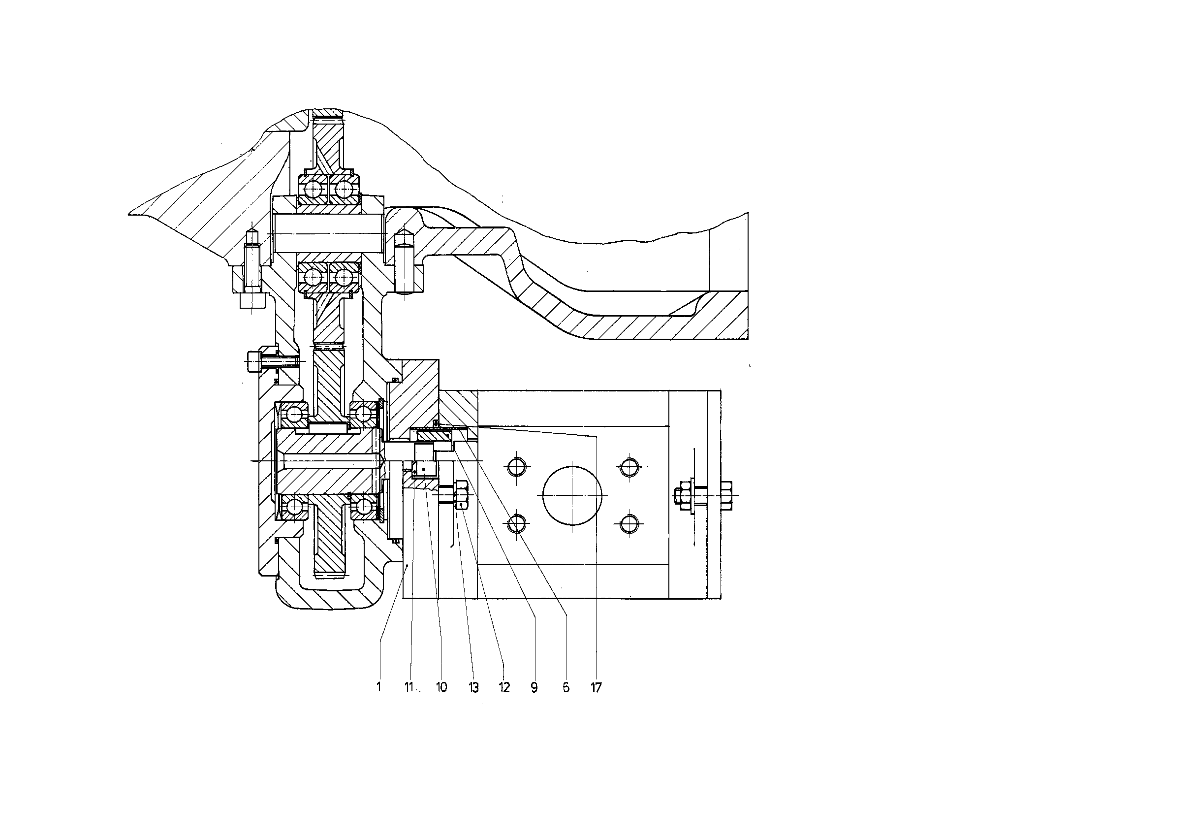 HYDRAULIC GEAR PUMP — Drawing