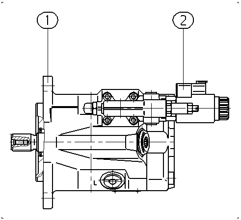 A A10V O 28ED 72/52L-VSC11N00P -S1457 — Drawing