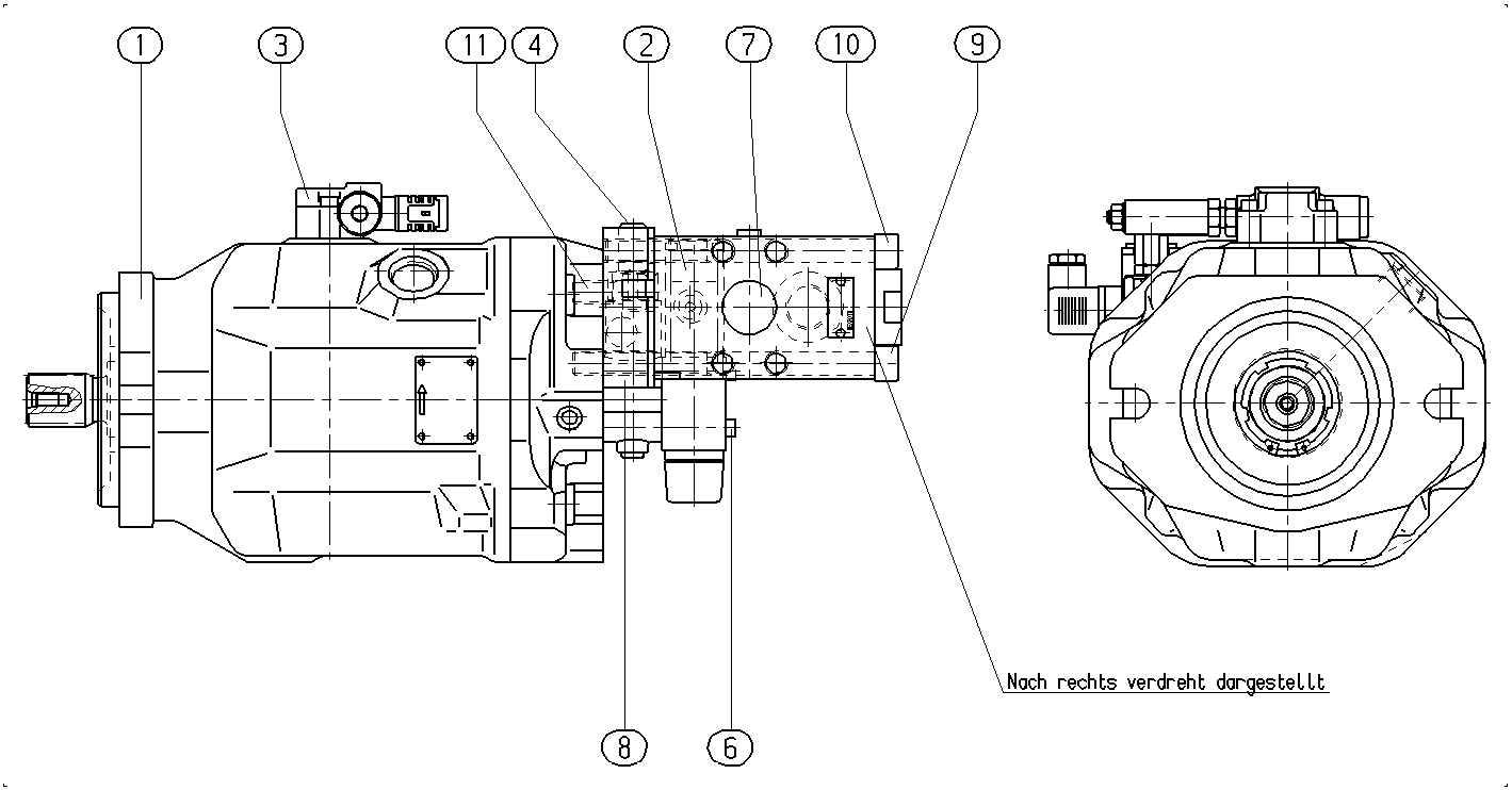A A10V O100 FED /31L-VUC11N00 -SO877 — Drawing