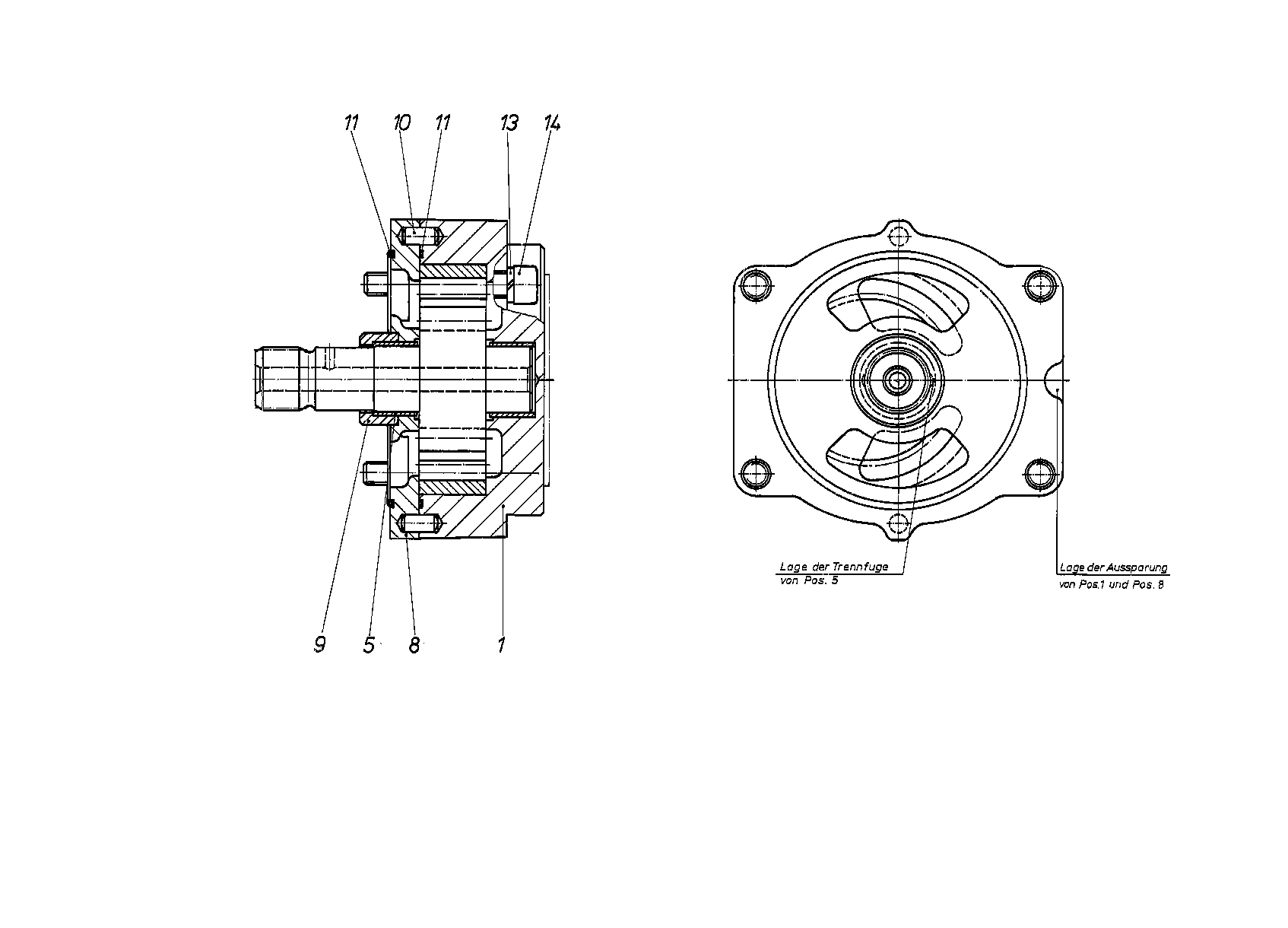INTERNAL GEAR PUMP — Drawing