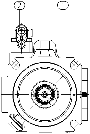 AXIAL-PISTON PUMP — Drawing