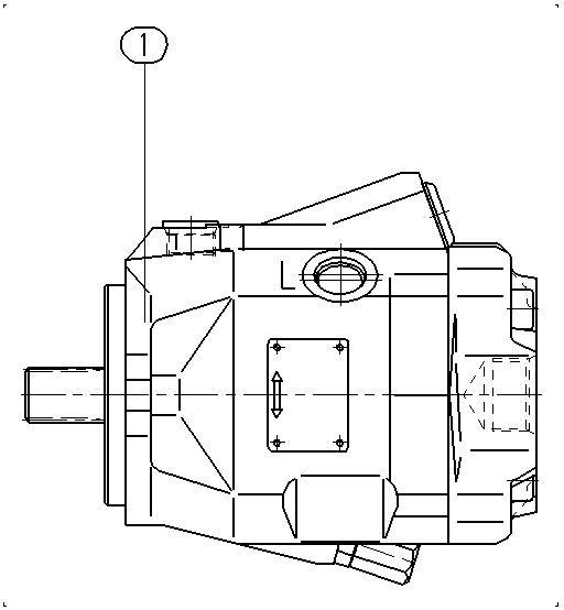 A A10V M 45 DG /52W1-VRC64N000 -SO607 — Drawing