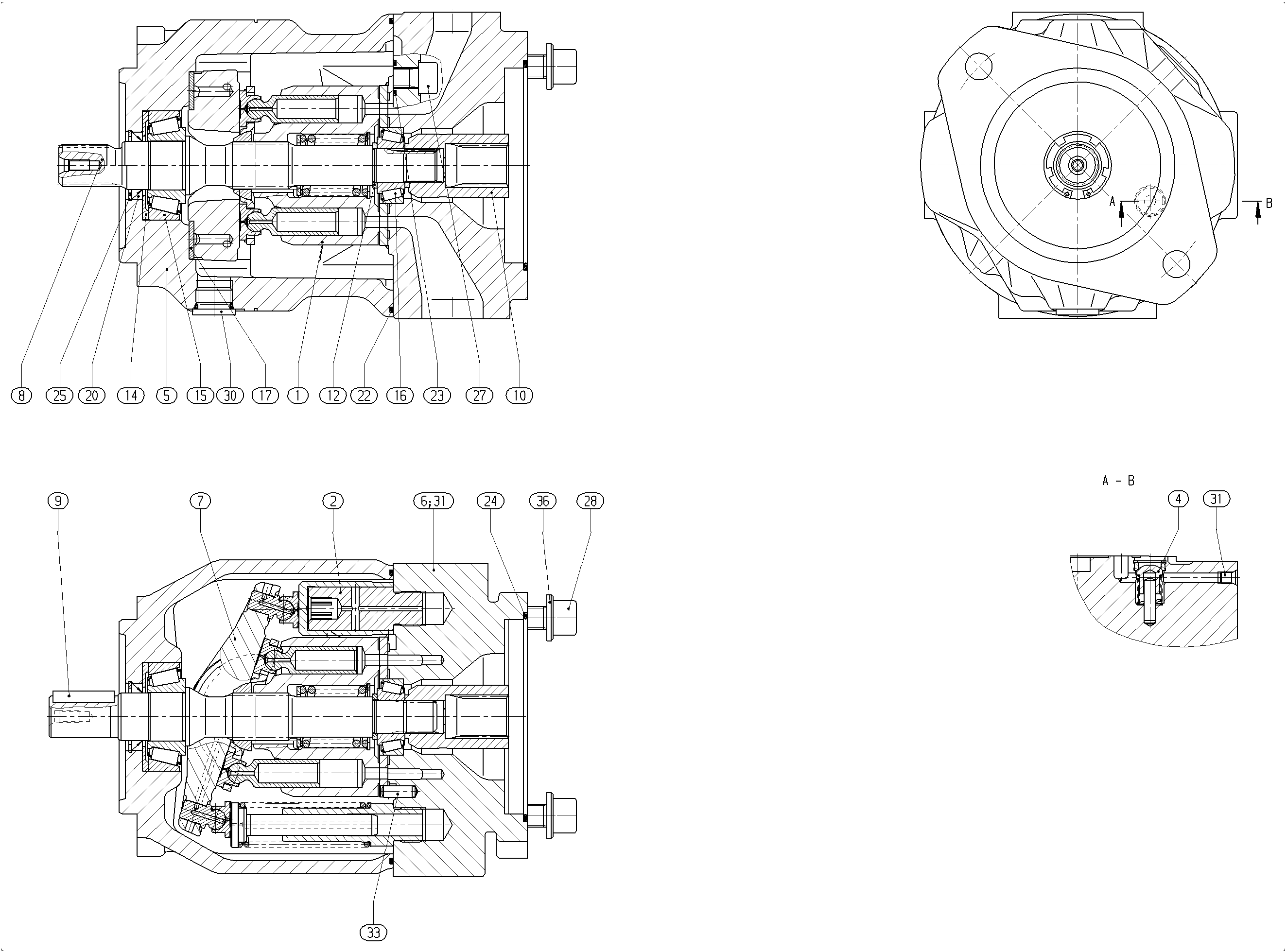 G A10V O 28 OV /31L-PSC62K01 -S1130 — Drawing