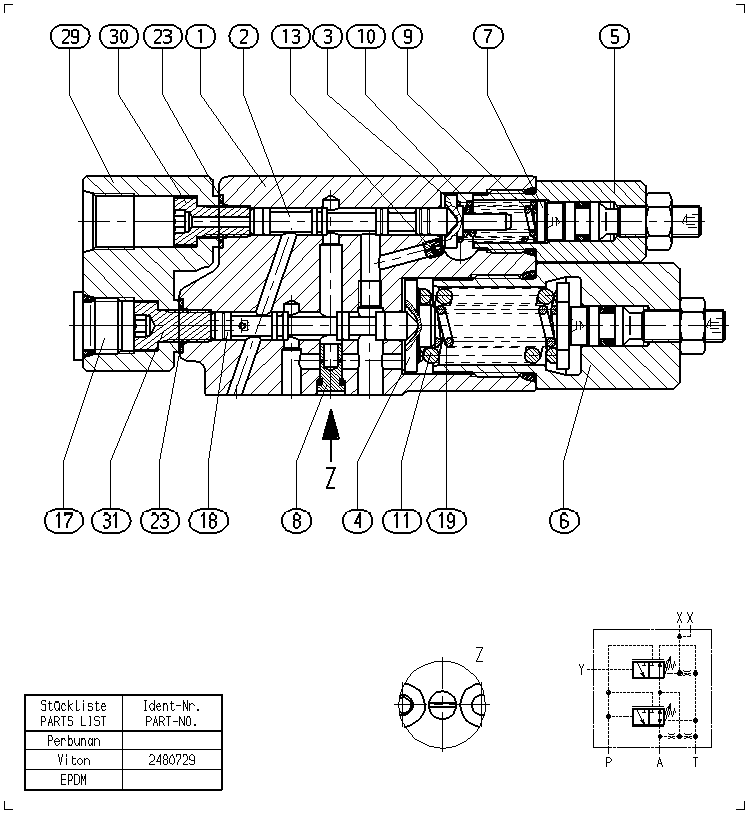 CONTROL VALVE — Drawing