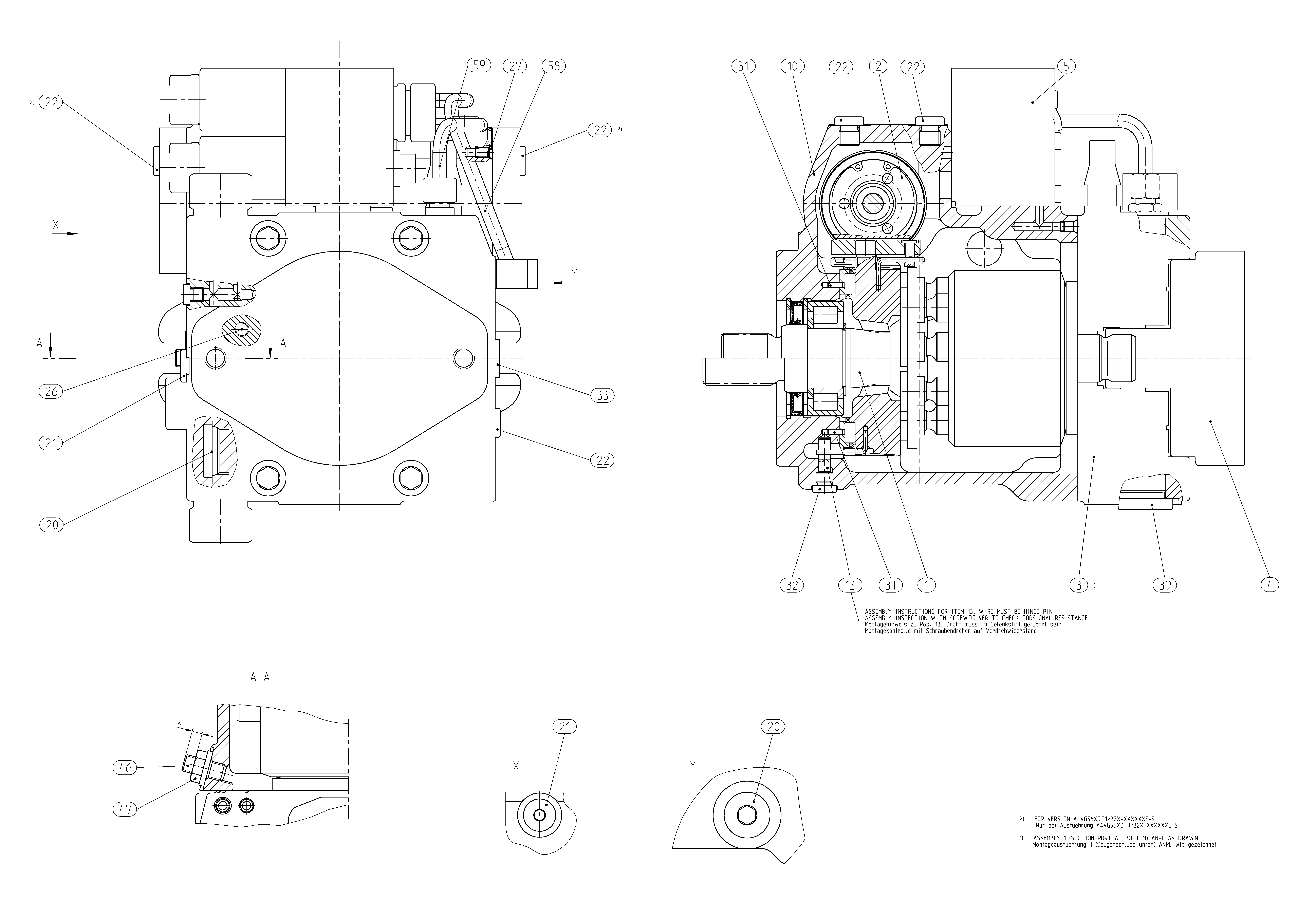 AA4VG56ED8D1/32R-NTCXXKXX3EQ-S — Drawing