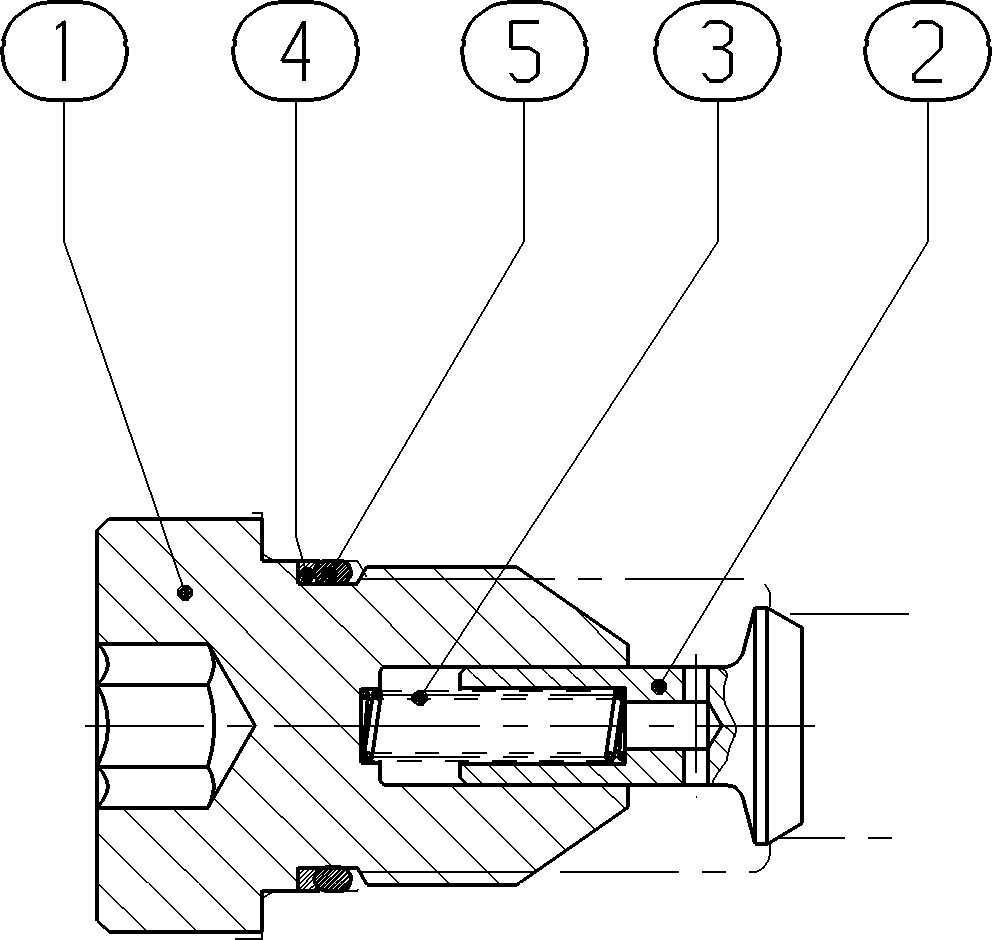 ANTI-CAVITATION CHECK VALVE — Drawing
