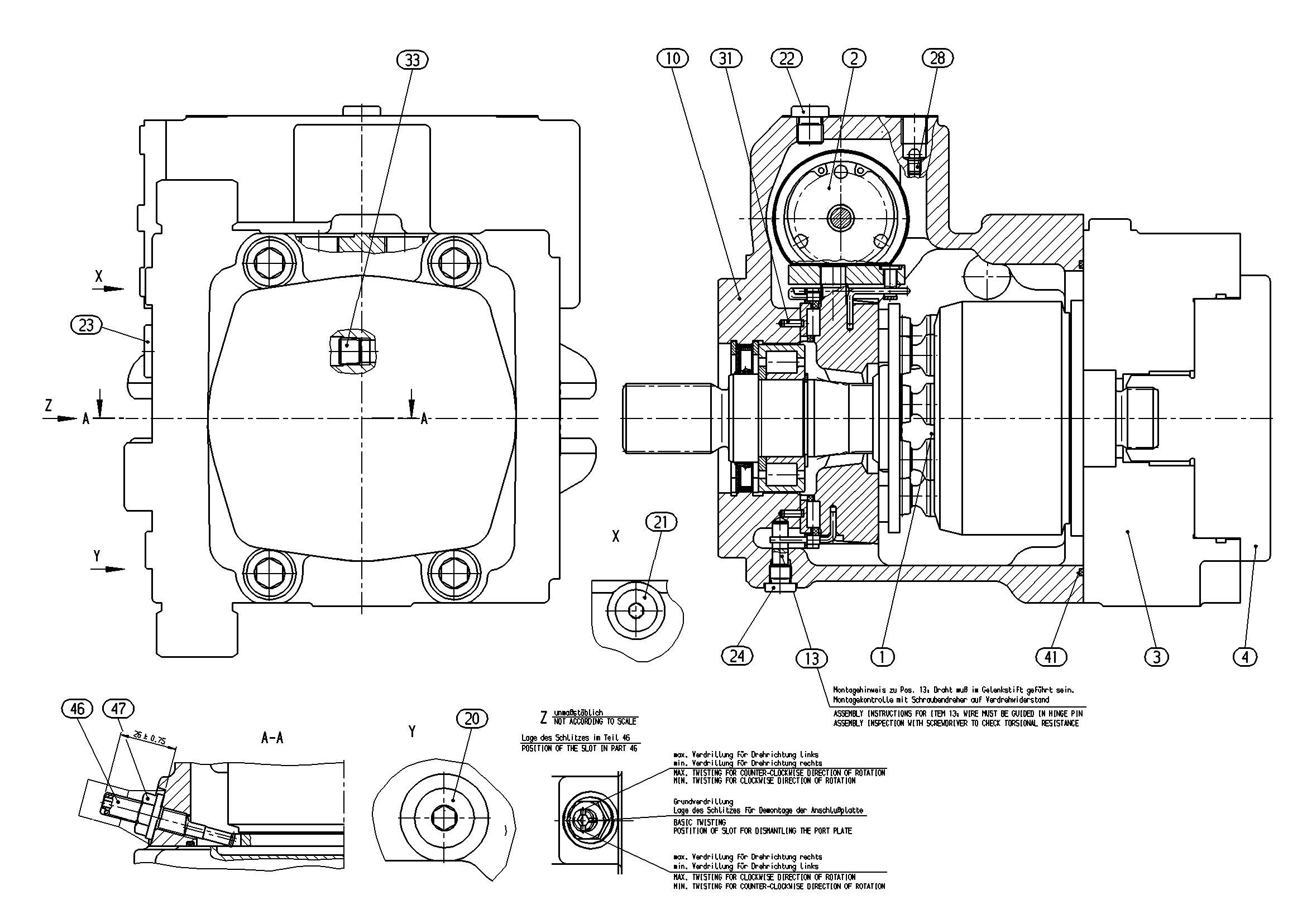 A10VG63DGM1/10R-NSC10F043D-S — Drawing