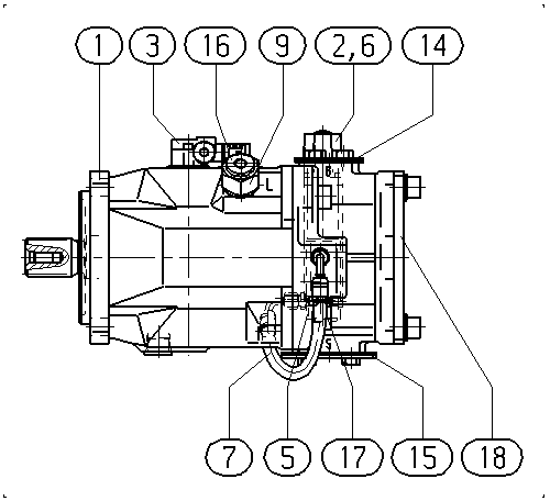 AA10VO140FE1/31L-PSD12K24-SO479 — Drawing