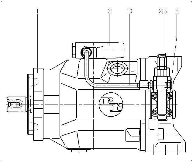 AA10VO100DFLR/31R-PUC62N00-SO591 — Drawing