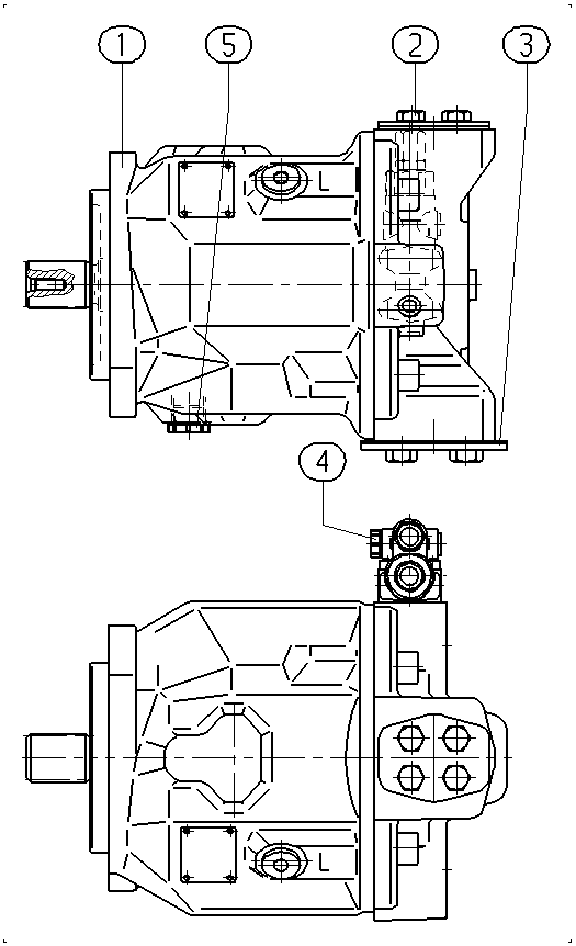 AL A10V O 74 DFR1/31L-VSC42N00 -S1916 — Drawing