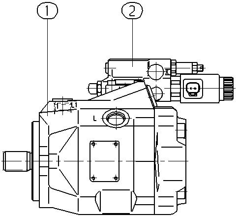 AH A10V O 45ED 71/52R-VSC61N00T — Drawing