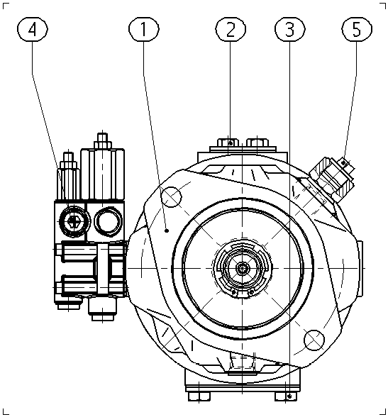 AL A10V O 71 DFR /31L-VSC42N00 -S2874 — Drawing