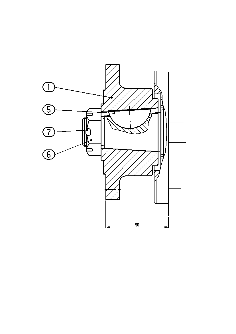 COUPLING FLANGE — Drawing