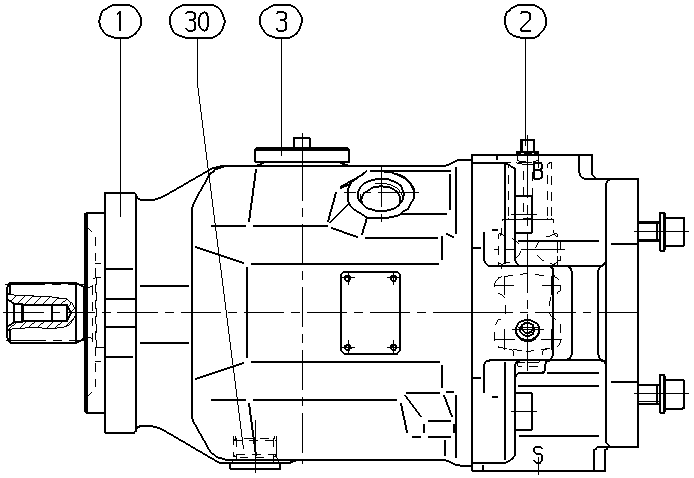 AA10VO110DRS/32L-VSC12K68 — Drawing