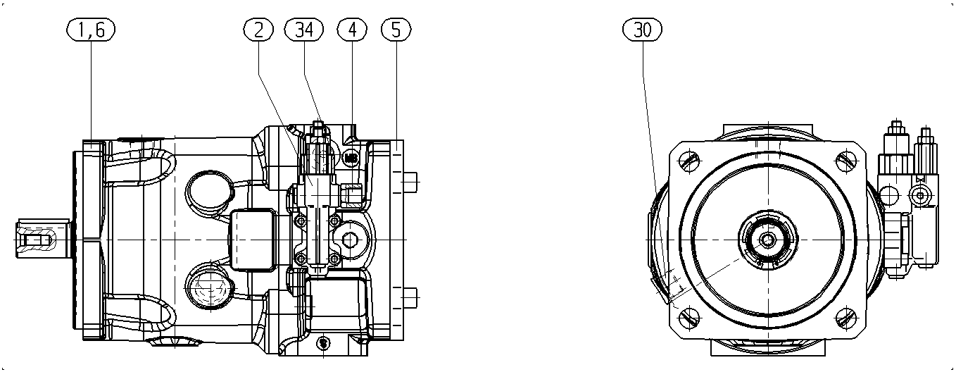 A A10VSO 71 DRS /32R-VPB32U99 -S2026 — Drawing