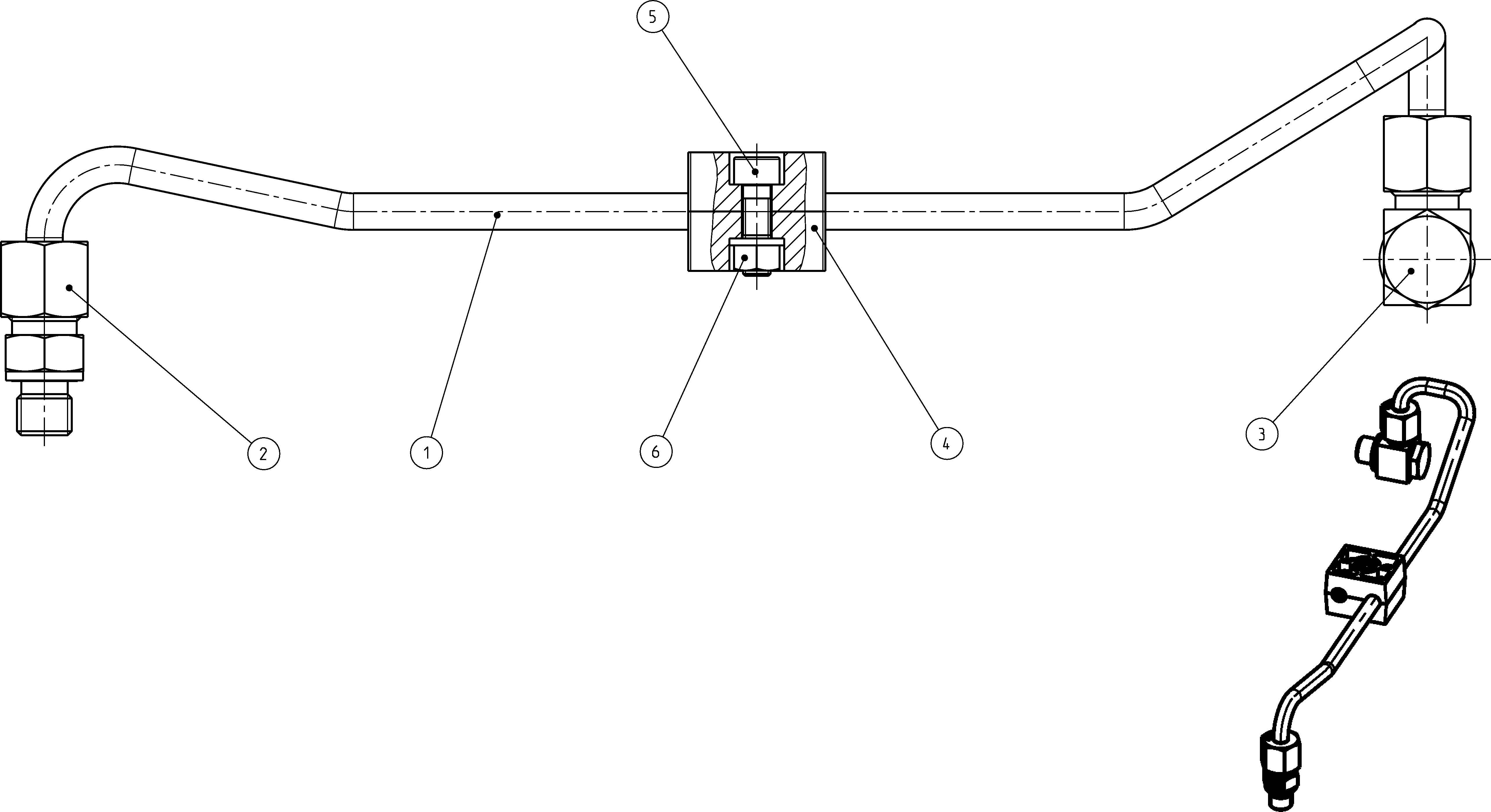 HYDRAULIC LINE — Drawing