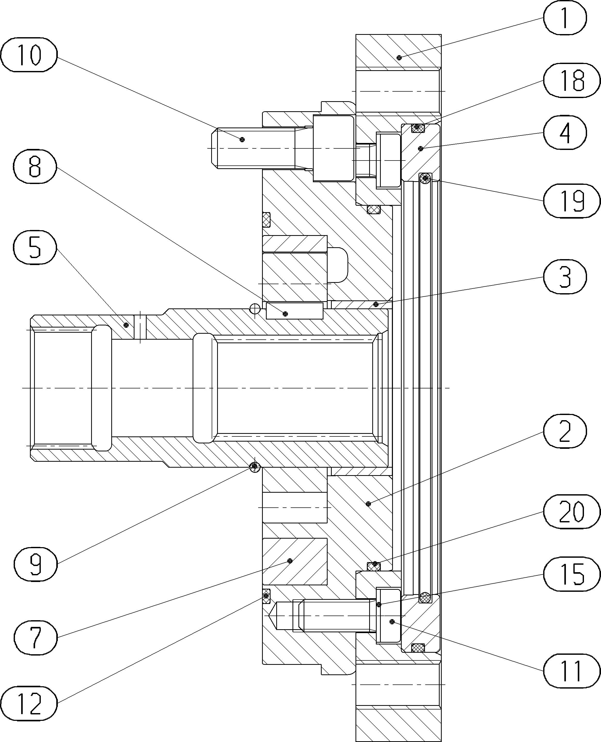 INTERNAL GEAR PUMP — Drawing
