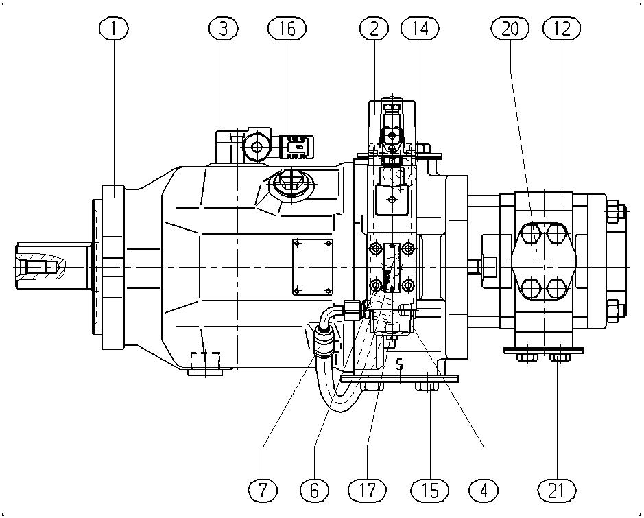 AA10VSO100DFE/31R-PPA12X10-SO479 — Drawing