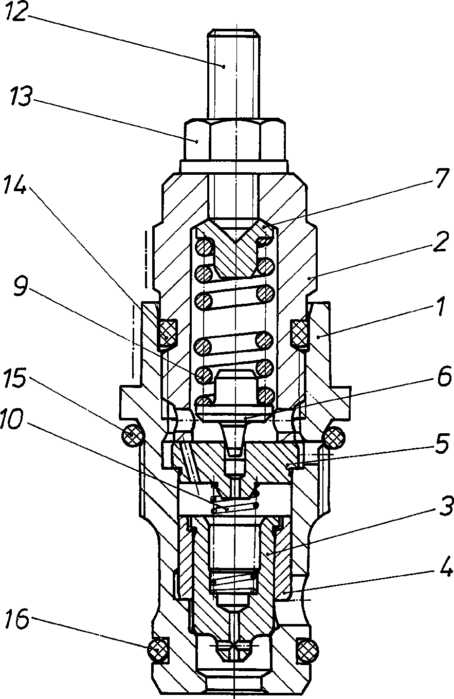 PRESSURE RELIEF VALVE — Drawing