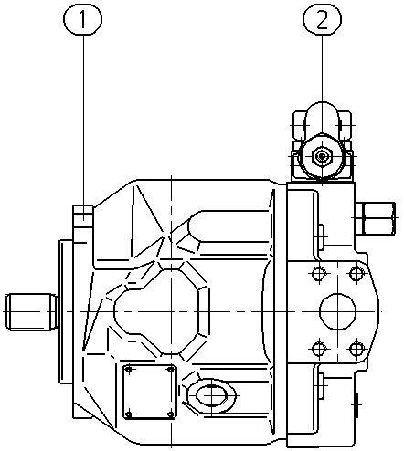 A A10VSO 28 DR /31L-VSA12N00 — Drawing