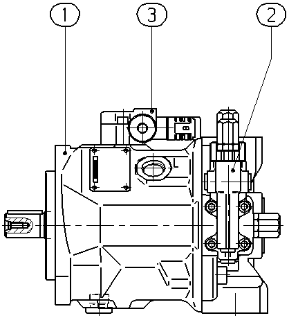 AE A10VSO 28 DR /31R-PPA12N00 -SO 23 — Drawing