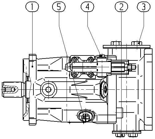 AL A10V O 60 DRG /52L-VSD12K15 — Drawing