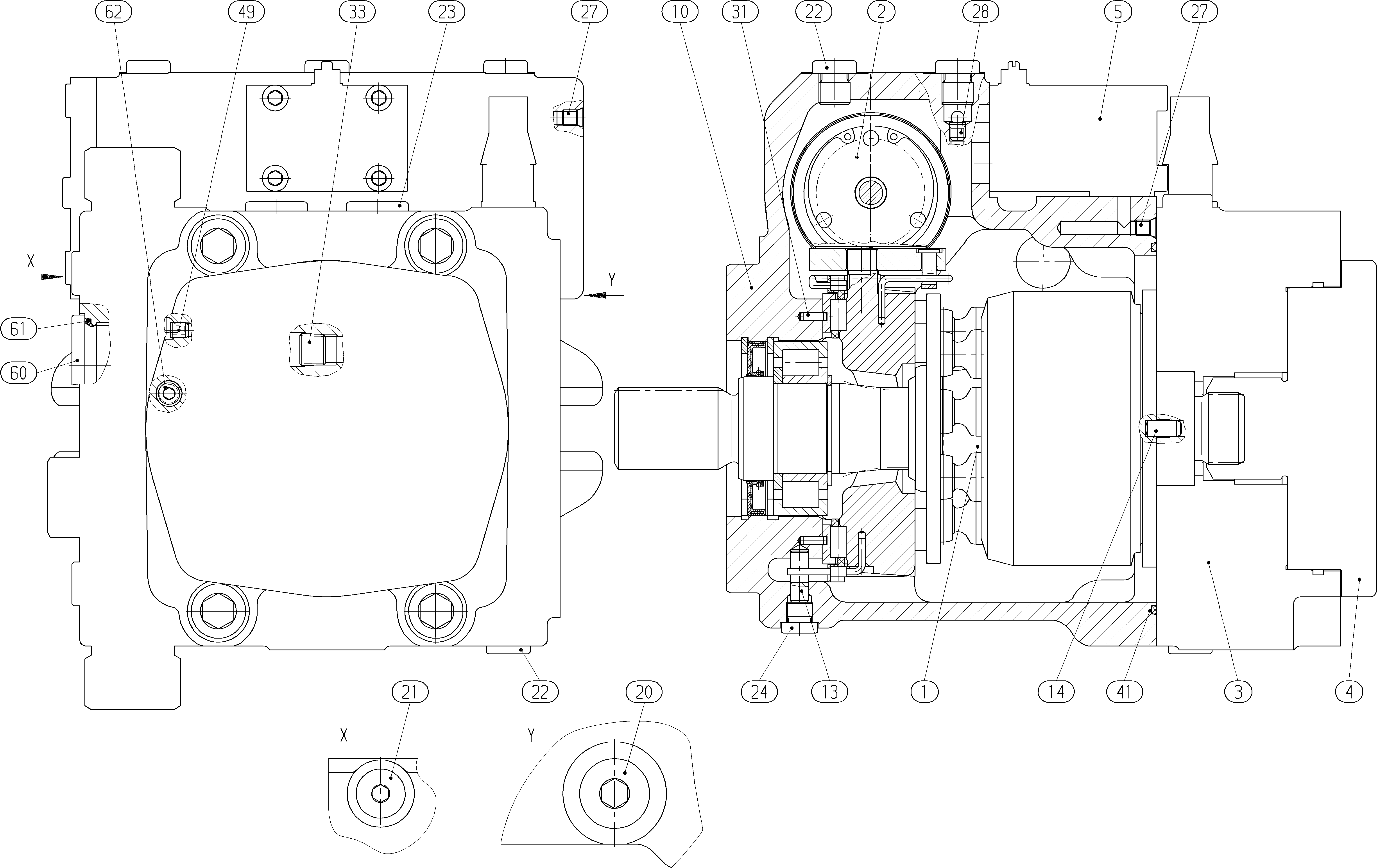 AA10VG63EP3D1/10R-NSC60K025EP-S — Drawing