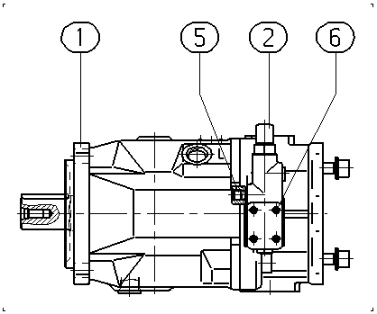AAA10VSO140DRG/31R-VKD62K01 — Drawing
