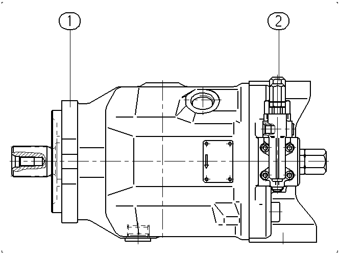 A A10V O100 DFR /31R-PUC62N00 -SO 97 — Drawing