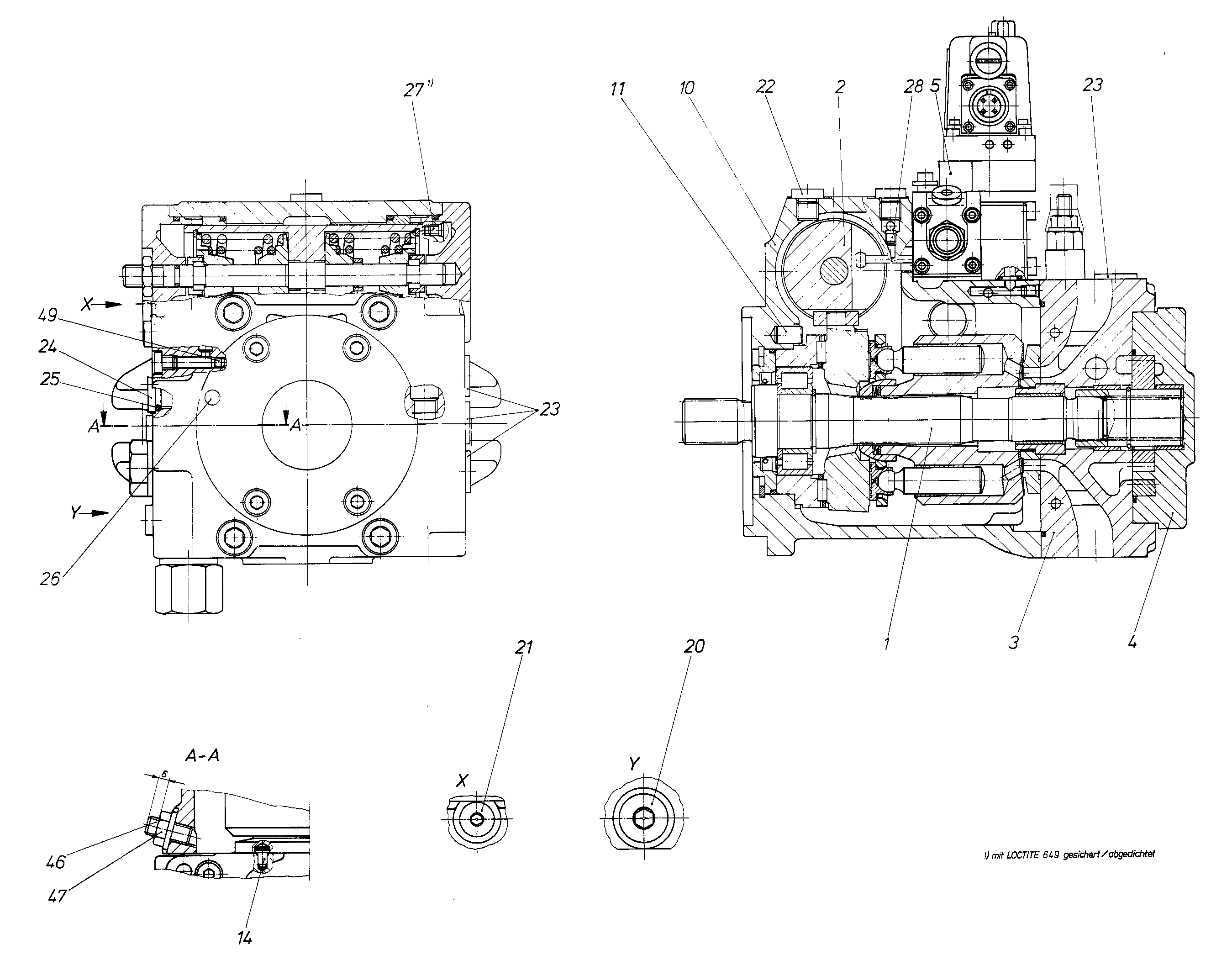 A4VG40ESD1/31L-PUC02F003S — Drawing