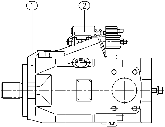 A A10V O 85 DFR /52R-VSC12K01 — Drawing