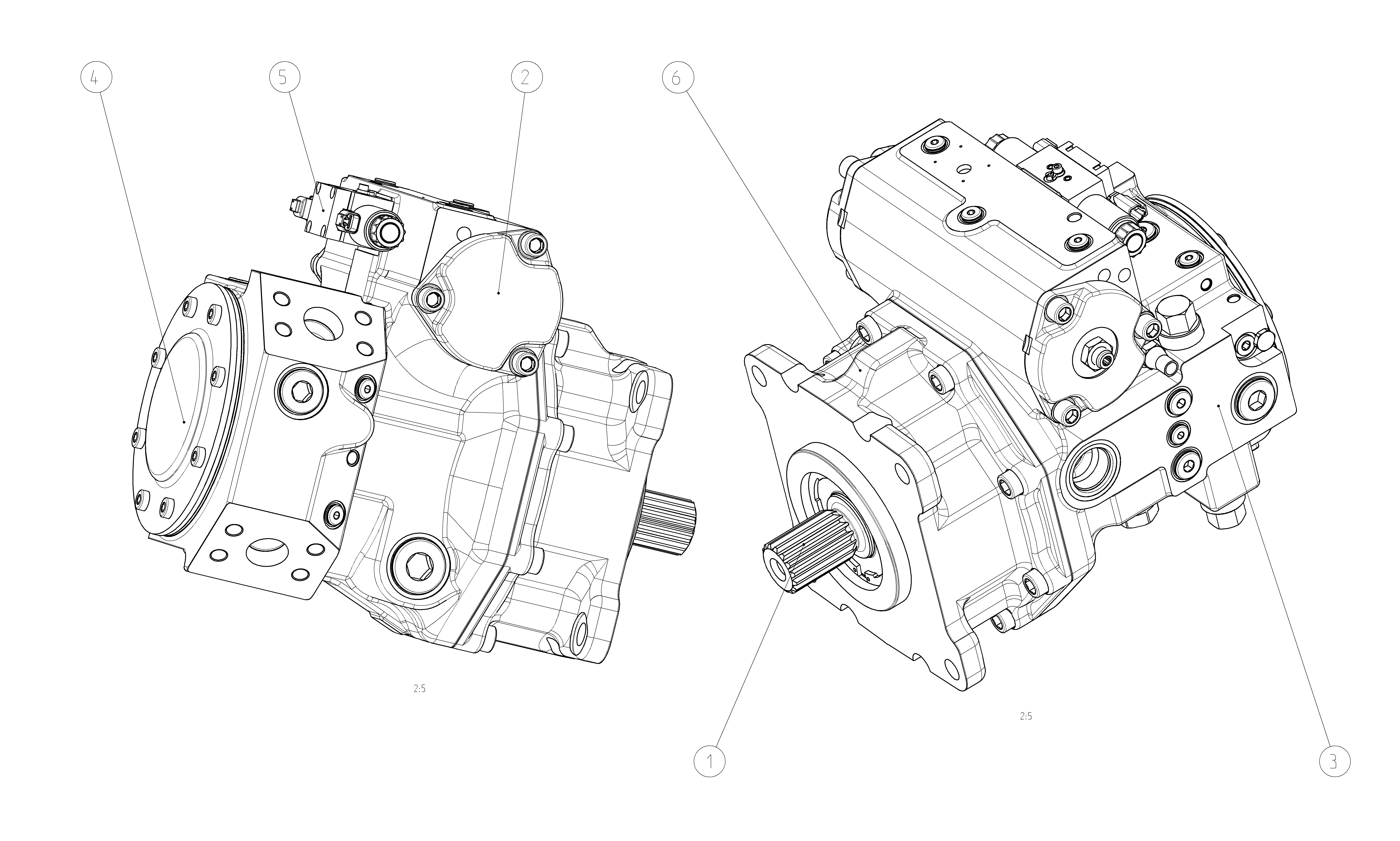 A4VG280EP2DP000/40MRNE4T21F0000AS00-0 — Drawing