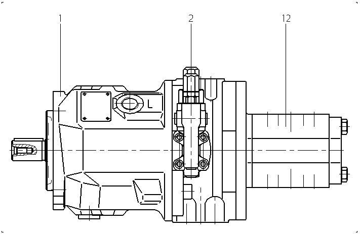 AA10VSO28DR/31R-PPA12L60 — Drawing