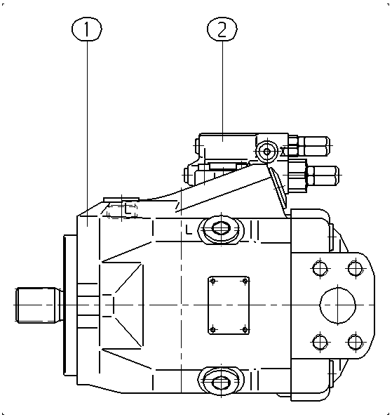 AA10VO85DR/52L-PUC12N00-SO710 — Drawing