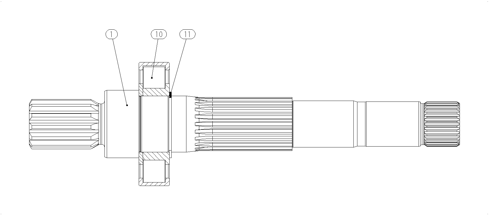 DRIVE SHAFT — Drawing