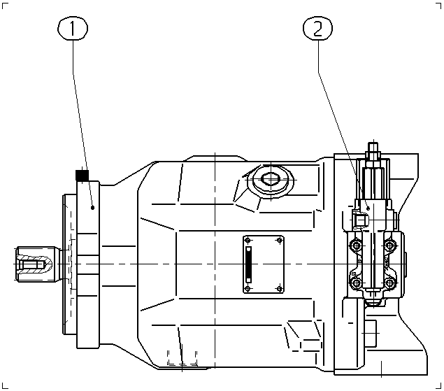 AH A10V O100 DFR1/31R-VUC62N00 -S1932 — Drawing